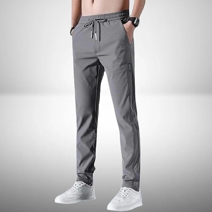 Premium High Stretch Lycra Pants (Black + Grey) ( (Buy 1 Get 1 Free)