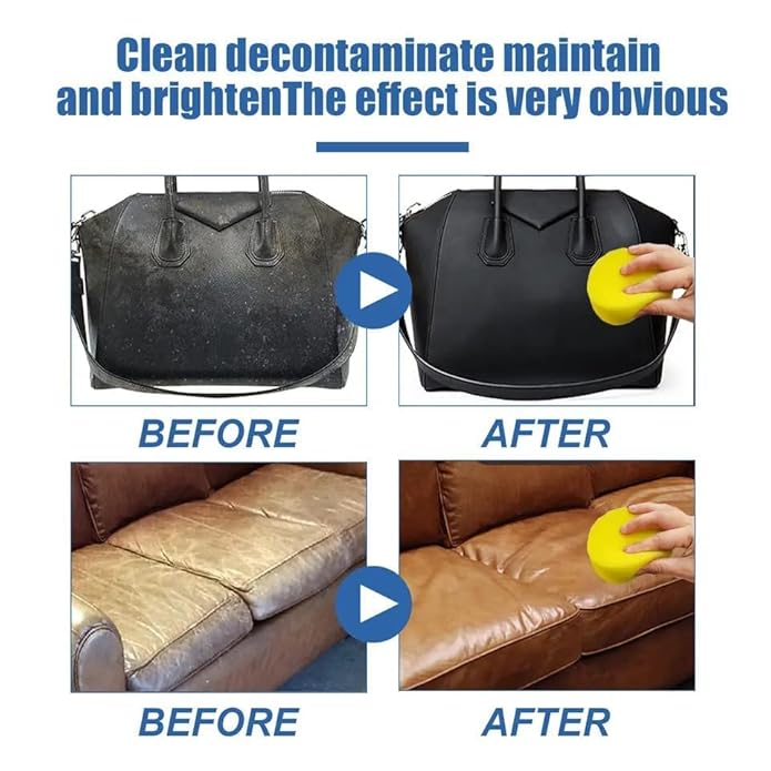 Shoes Cleaning Cream with Sponge