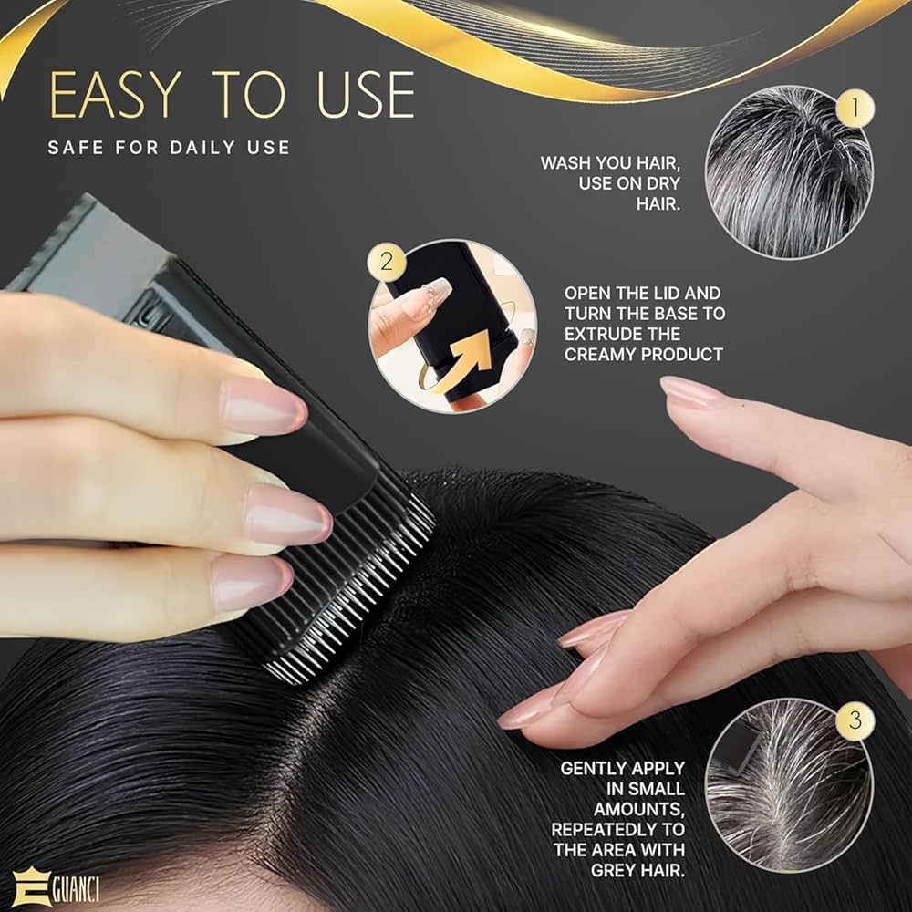 Hair Color Stick for White Hair Coverage