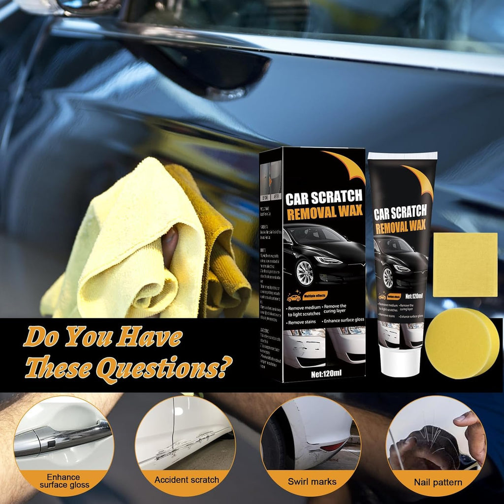 Car Scratch Removal Wax Pack of 2