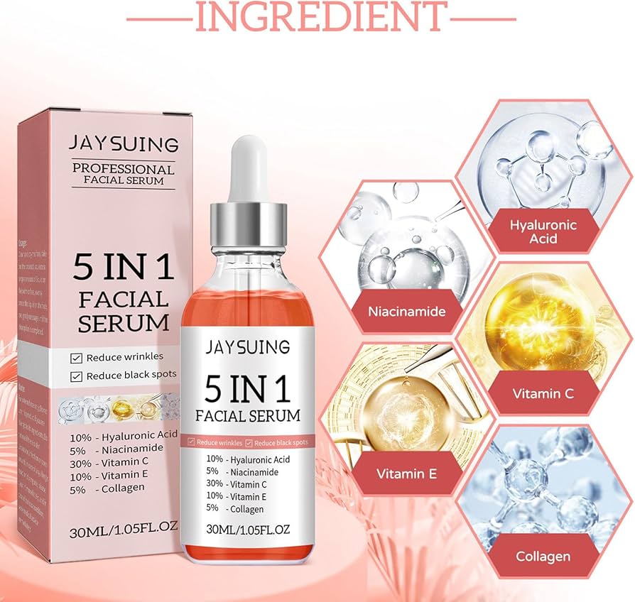 5 in 1 Facial Serum Pack of 2