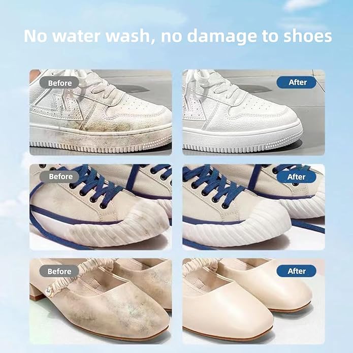 Shoes Cleaning Cream with Sponge