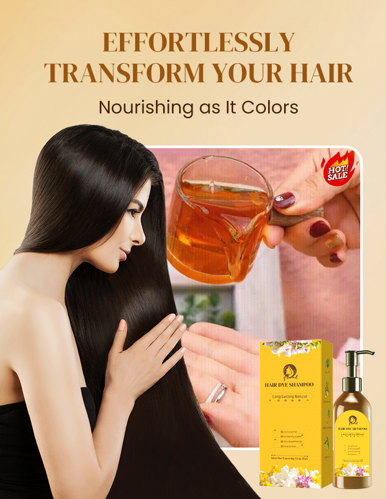 Long Lasting Natural Hair Dye Shampoo (Pack of 2)