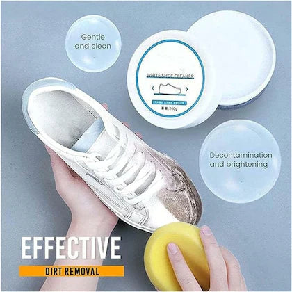 Shoes Cleaning Cream with Sponge