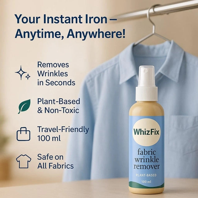 Plant-Based Fabric Wrinkle Remover (Pack of 2)
