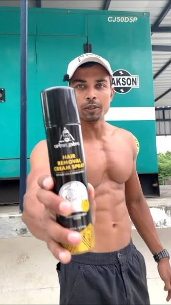 Organic Hair Removal Spray